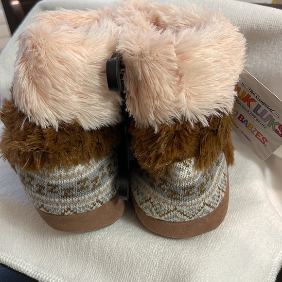 NWT Muk Luks Sleepy Sloth Zoo Friends Slipper - Girls Size M ( 12-13) - Picture 2 of 6